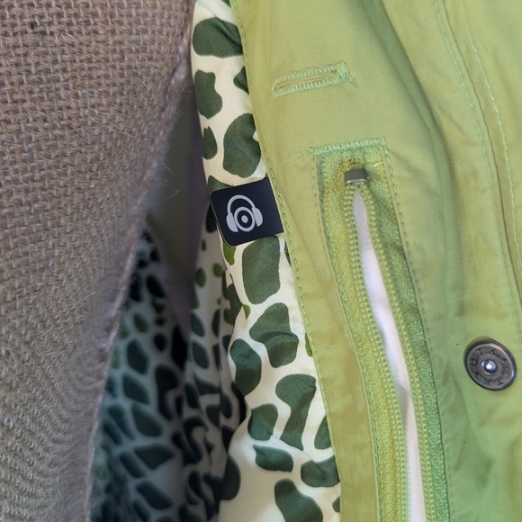 Columbia Sportswear Company Women's Ski Jacket Green White Waterproof Size L - Picture 7 of 12